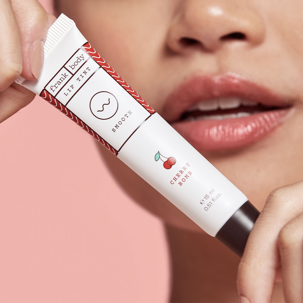 Cherry Bomb Lip Tint Cherry Lip Cheek Tint frank body AU