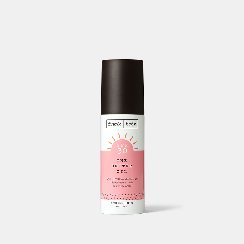 frank body The Better Oil SPF 30