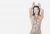 girl imitating a bunny rabbit covered in coffee body scrub