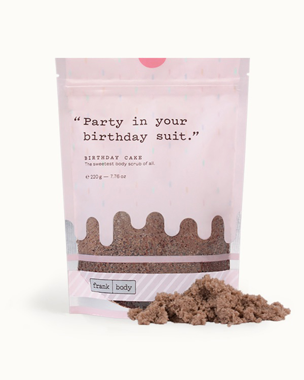 frank body birthday cake scrub
