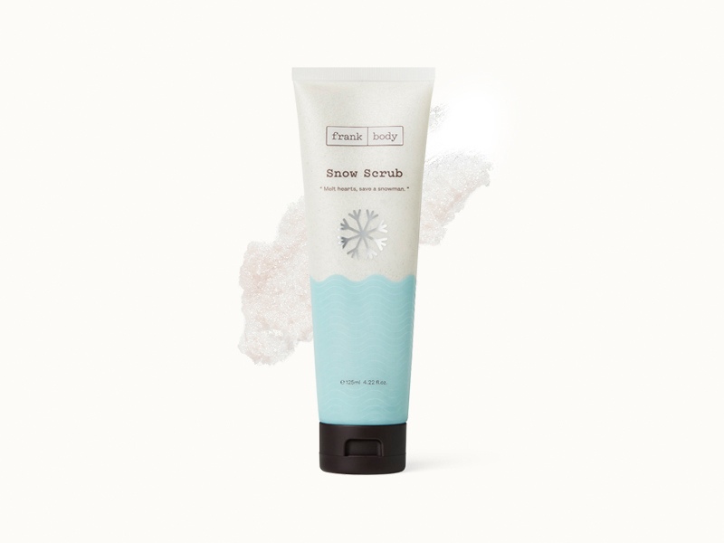 frank body snow scrub