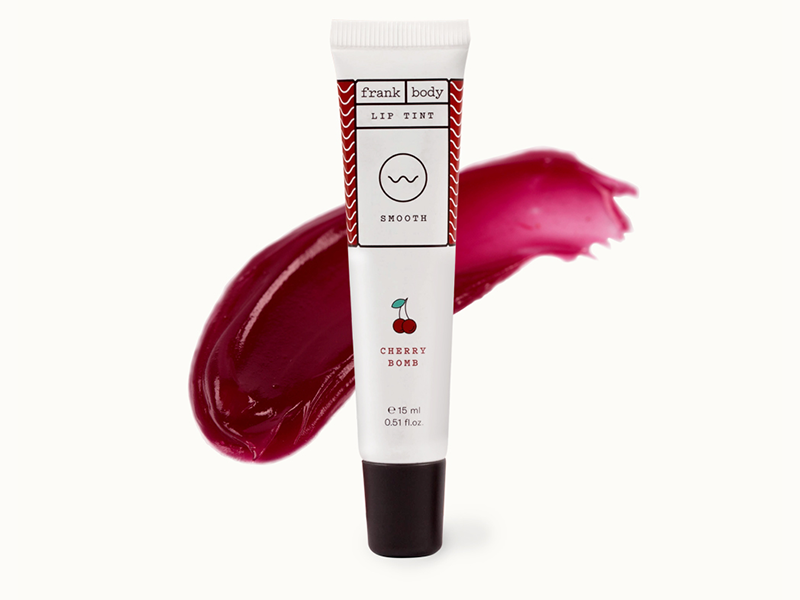 frank body cherry bomb lip tint