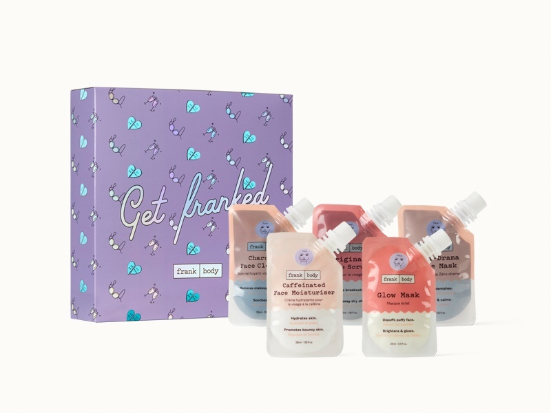 frank body Iddy Biddy Face Party Kit for Holiday