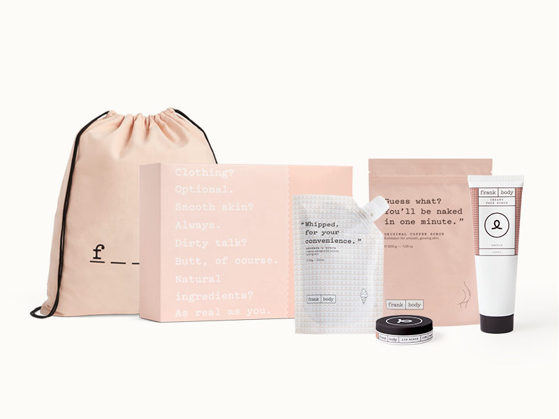 frank Originals Kit for use in the shower