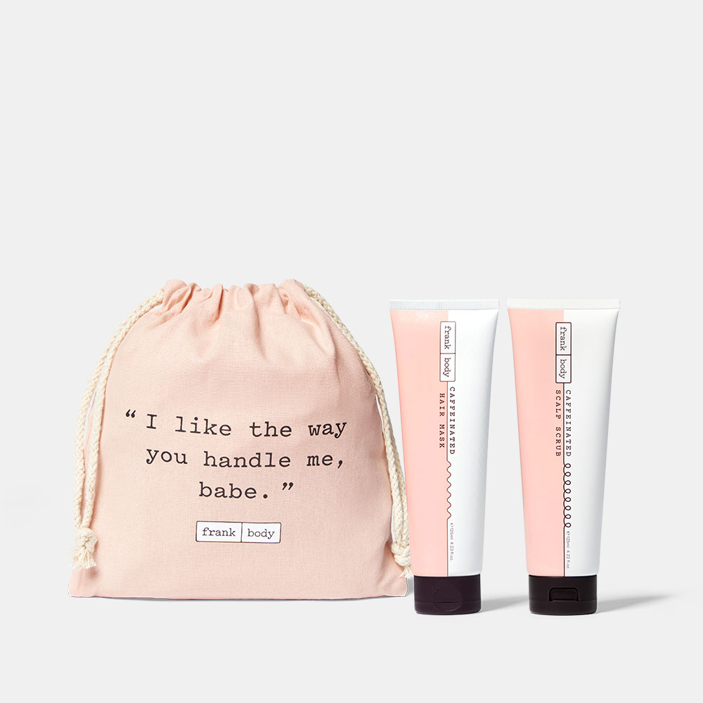 Non-Stop Hair Duo Kit | Scalp & Hair Care Duo | frank body | US Non-Stop Hair Duo Kit | Scalp & Hair Care Duo | frank body | US