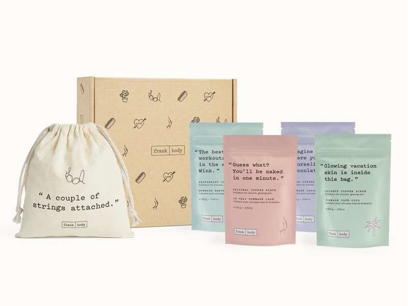 frank body Out of Towners Kit for body