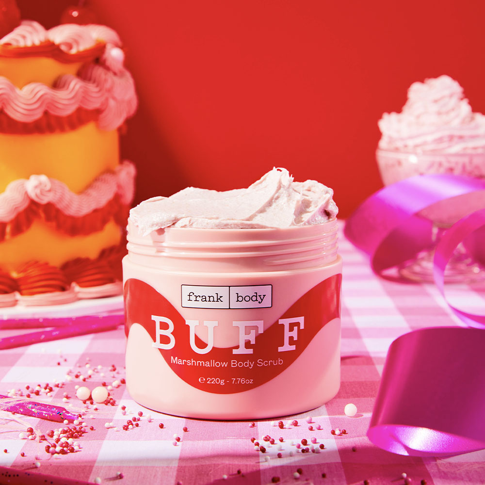 Buff Marshmallow Body Scrub Whipped Body Scrub frank body