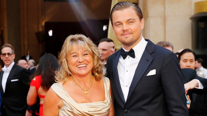 leonardo dicaprio and his mum irmelin