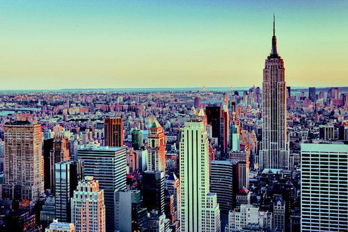 New york city sunrise